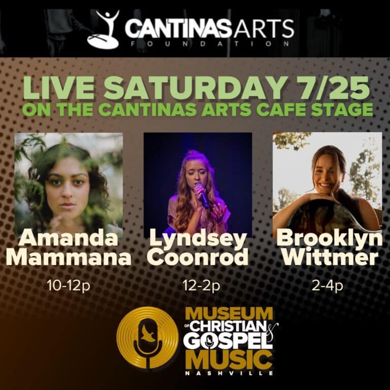 Live Music at the Cantinas Arts Café Featuring Amanda Mammana, Lyndsey Coonrod & Brooklyn Wittmer