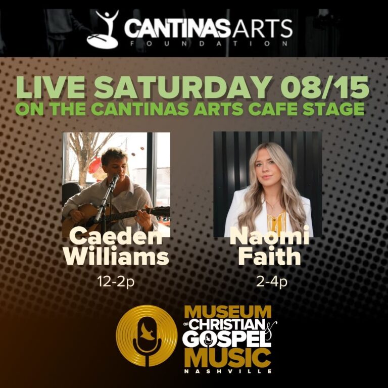 Live Music at the Cantinas Arts Café: Caeden Williams & Naomi Faith