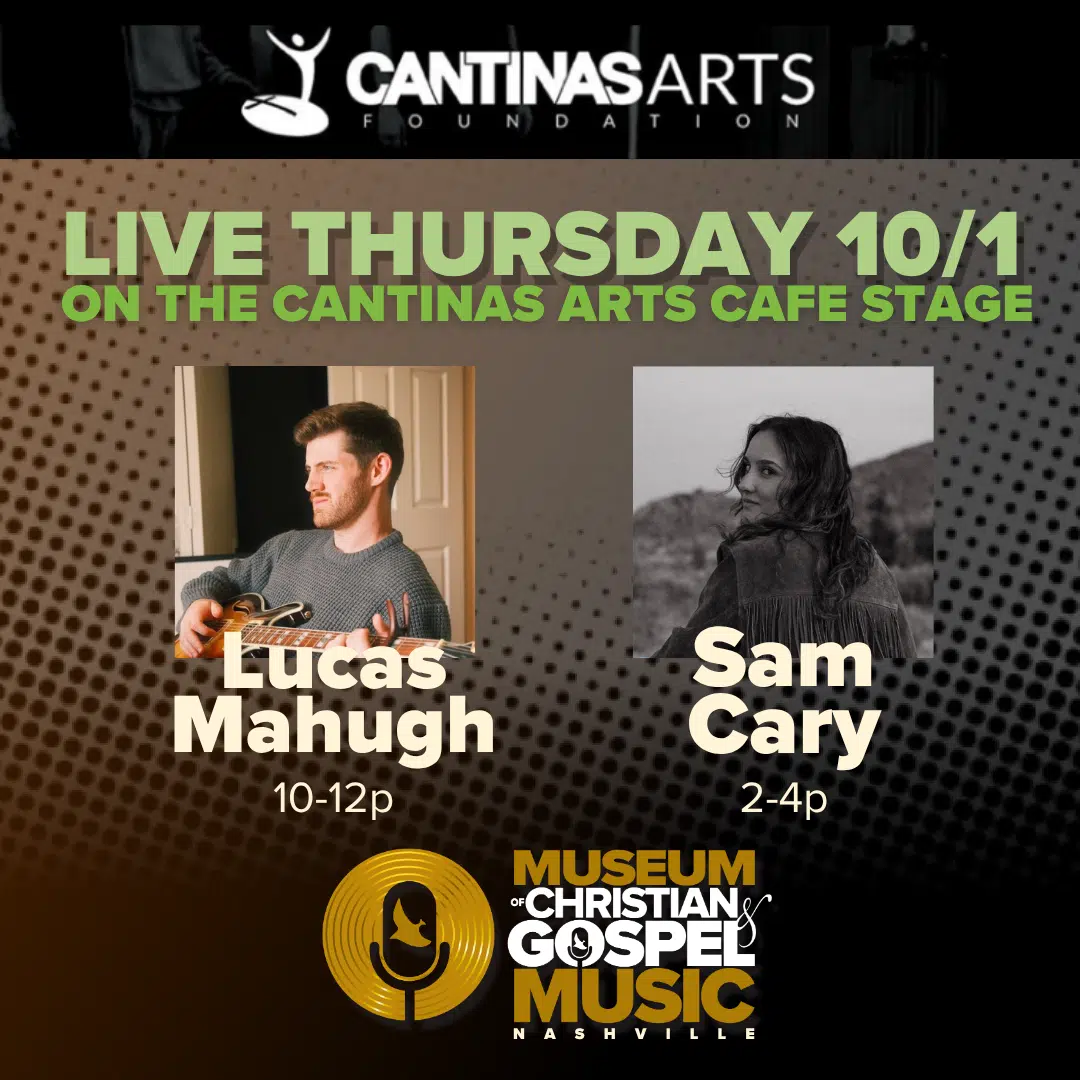 Live Music at the Cantinas Arts Café Featuring Lucas Mahugh & Sam Cary